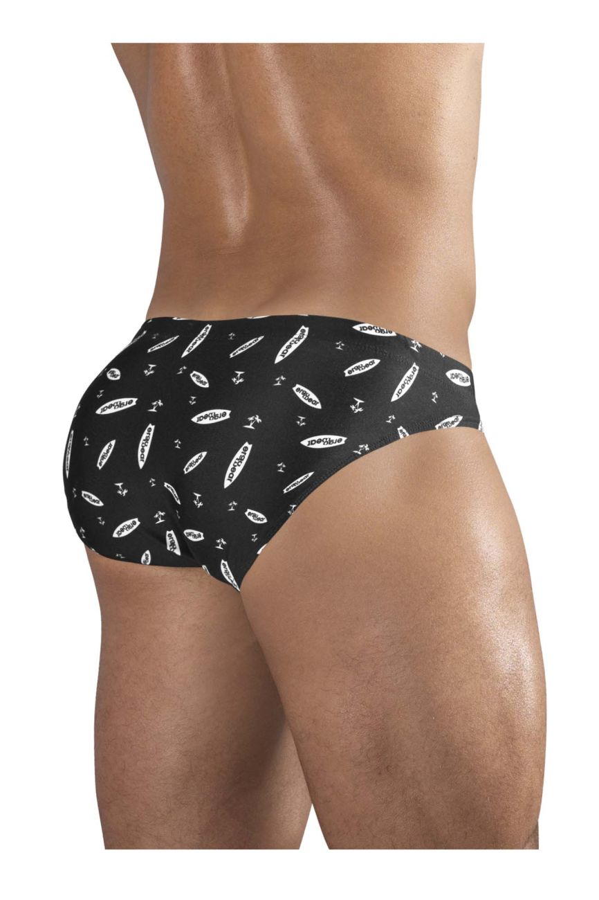 ErgoWear SW Swim Briefs - Black-White