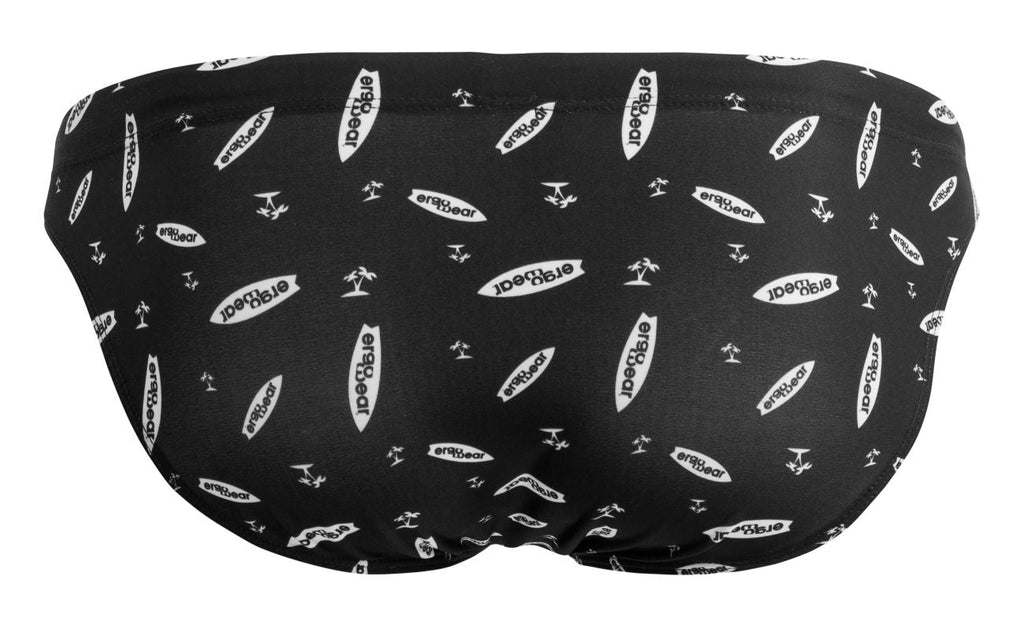ErgoWear SW Swim Briefs - Black-White