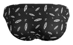 ErgoWear SW Swim Briefs - Black-White