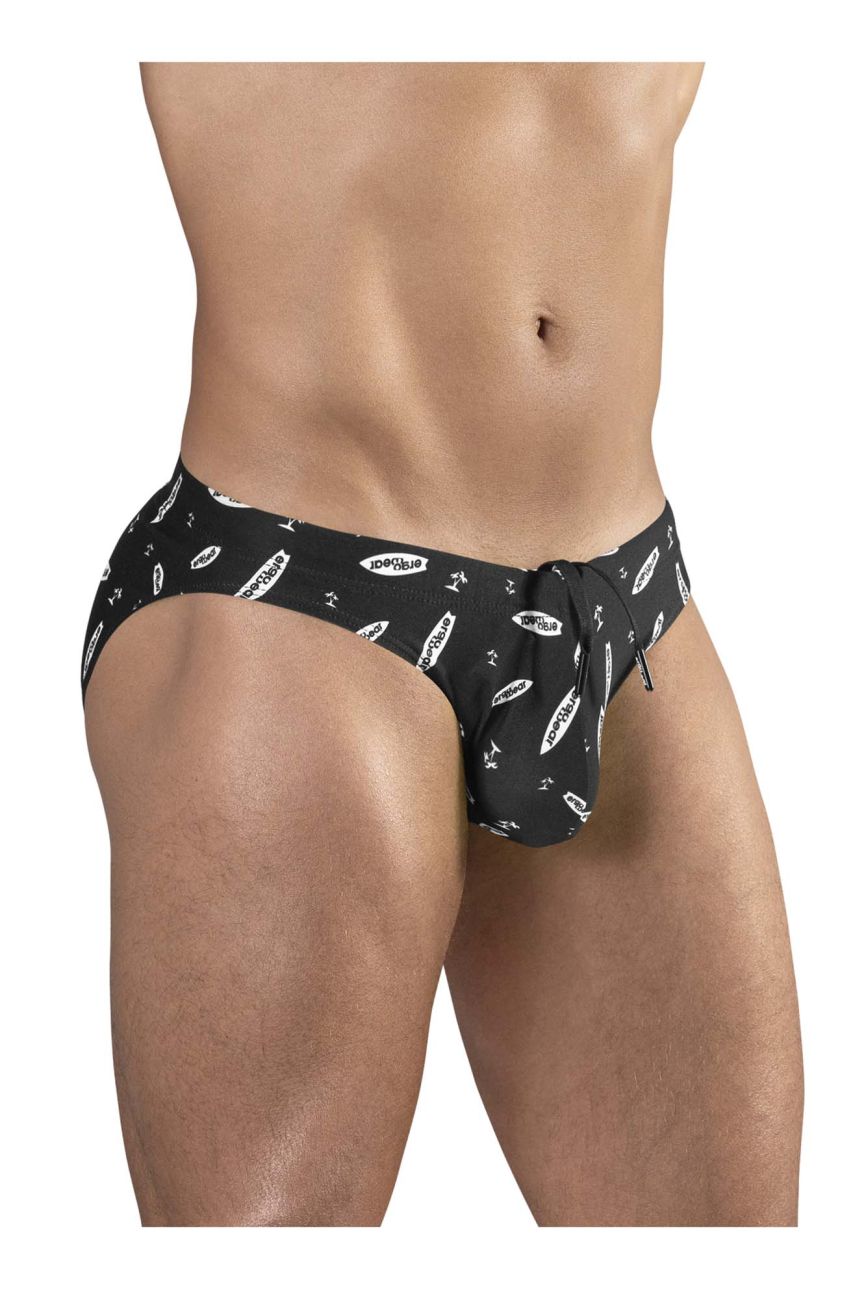 ErgoWear SW Swim Briefs - Black-White