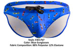 ErgoWear SW Swim Briefs - Blue-Sunglasses