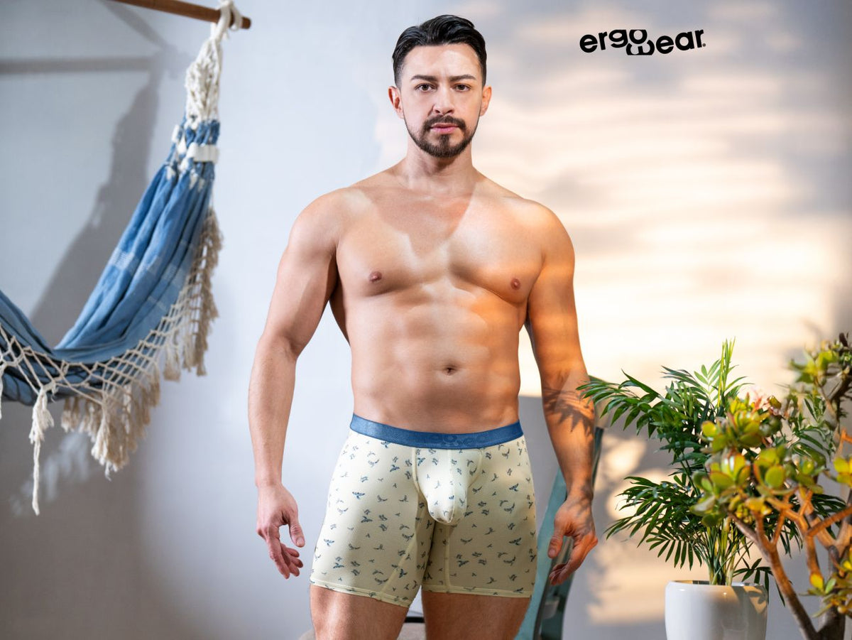 ErgoWear SLK SE Boxer Briefs - Vanilla-Birds