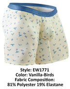 ErgoWear SLK SE Boxer Briefs - Vanilla-Birds