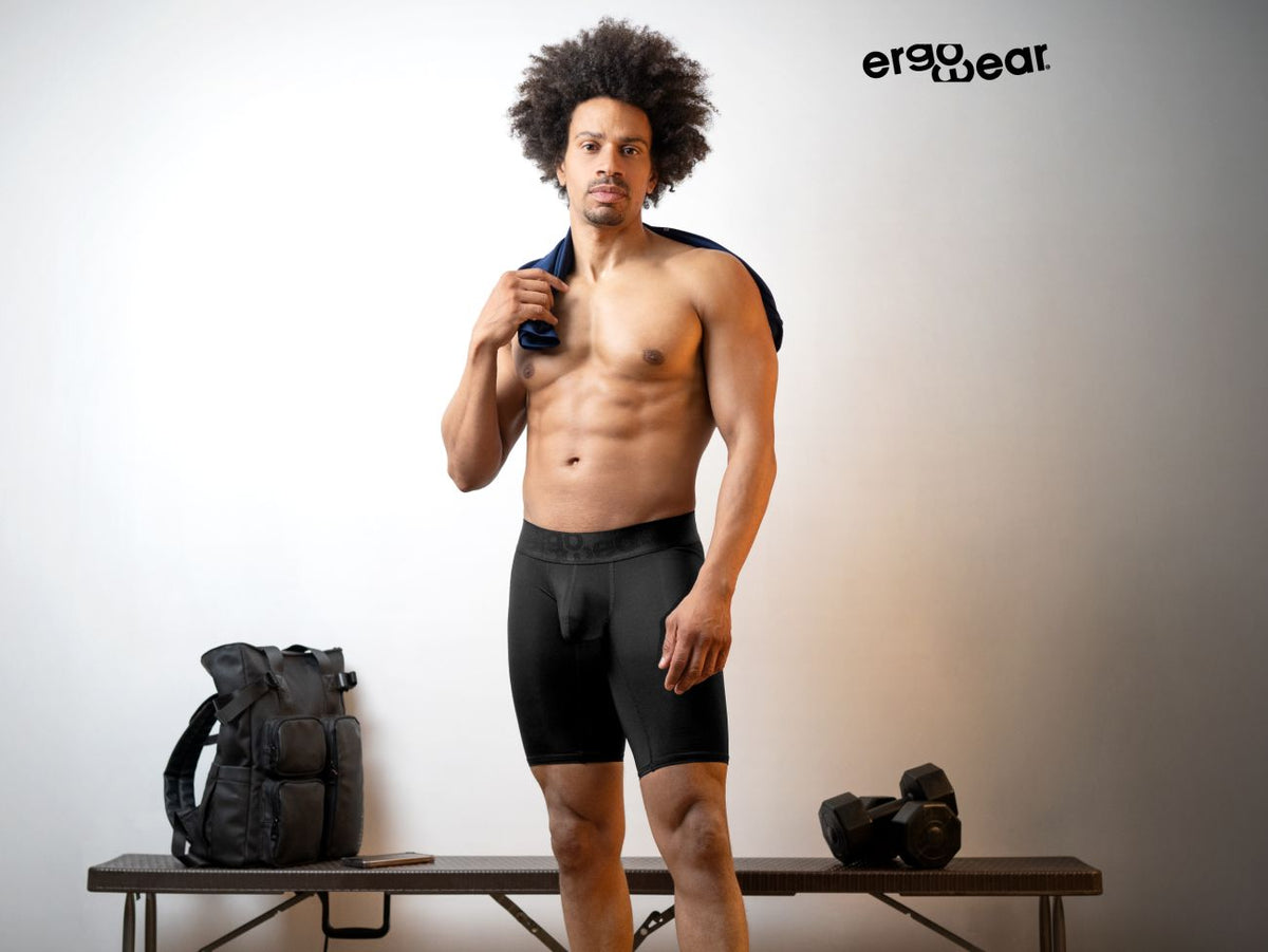 ErgoWear MAX BOLD Athletic Shorts - Black