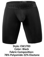 ErgoWear MAX BOLD Athletic Shorts - Black