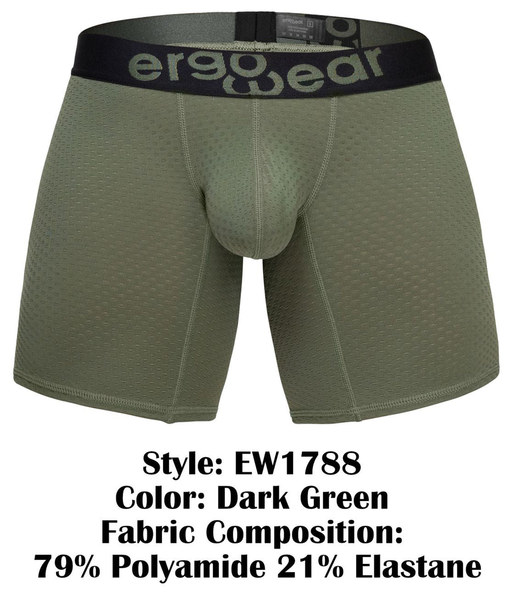 ErgoWear MAX FLOW Boxer Briefs - Dark Green