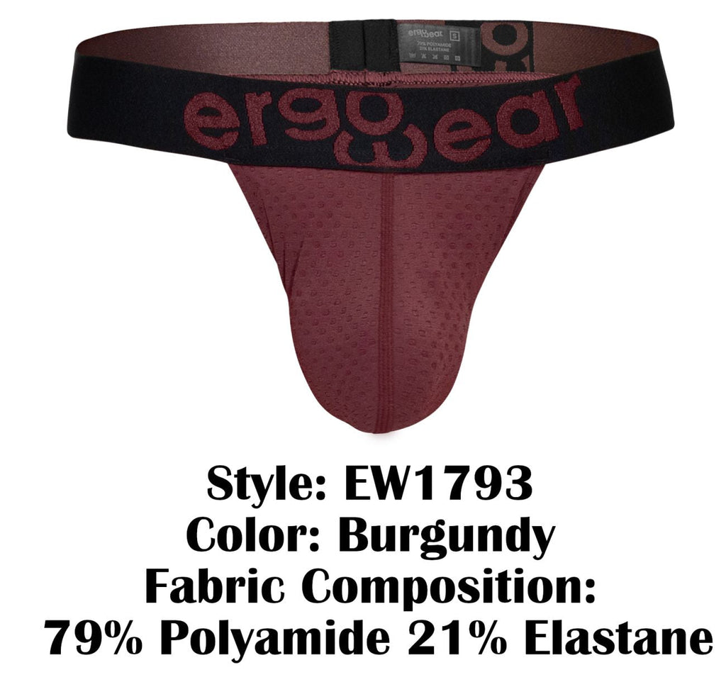 ErgoWear MAX FLOW G-String - Burgundy
