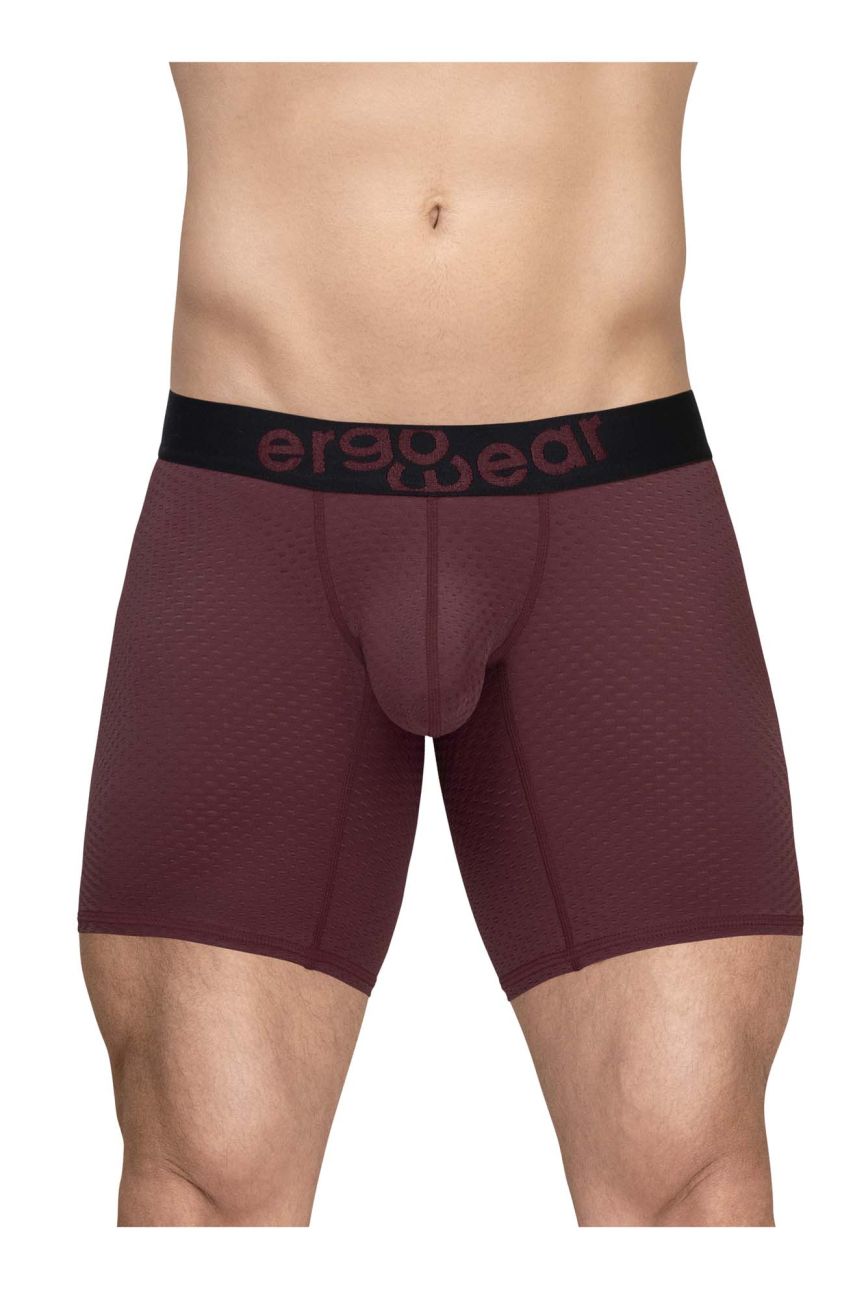 ErgoWear MAX FLOW Boxer Briefs - Burgundy
