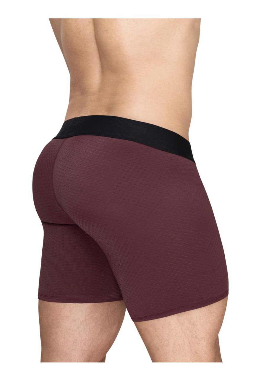 ErgoWear MAX FLOW Boxer Briefs - Burgundy