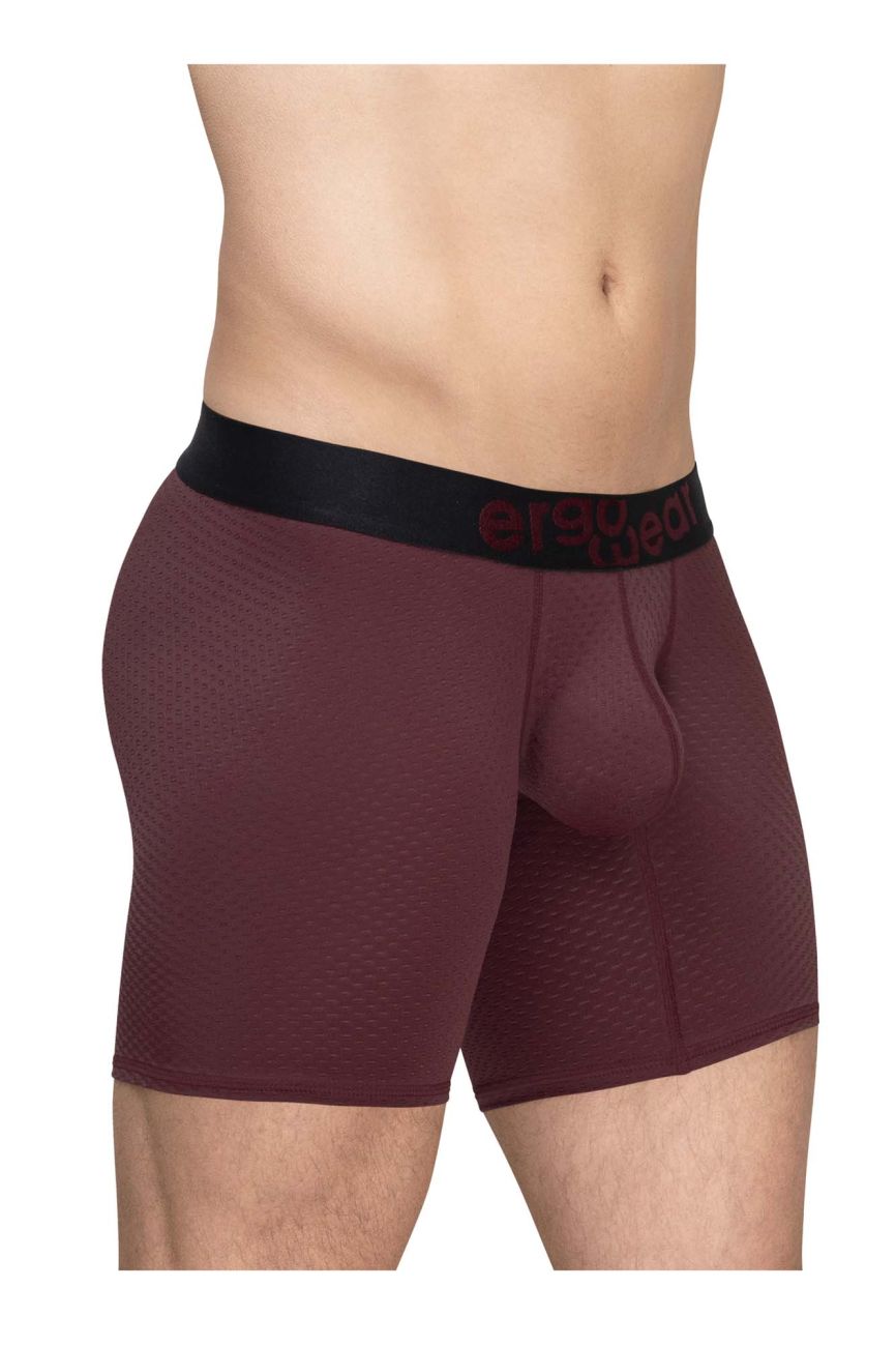 ErgoWear MAX FLOW Boxer Briefs - Burgundy