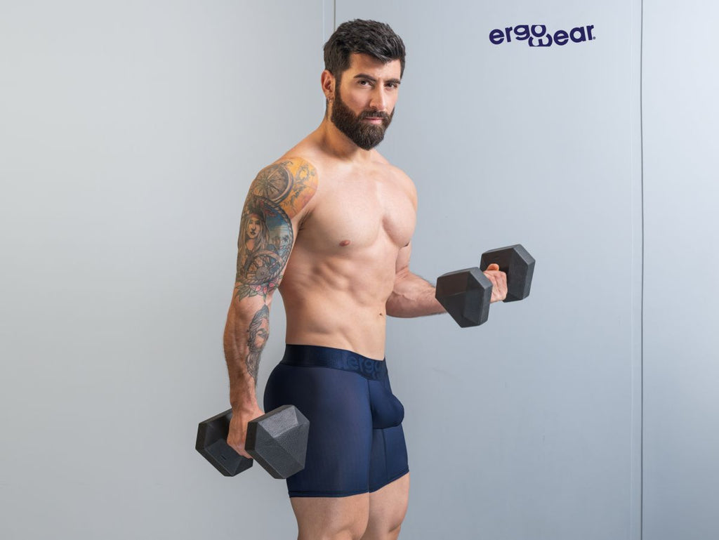 ErgoWear MAX BOLD SE Boxer Briefs - Dark Blue
