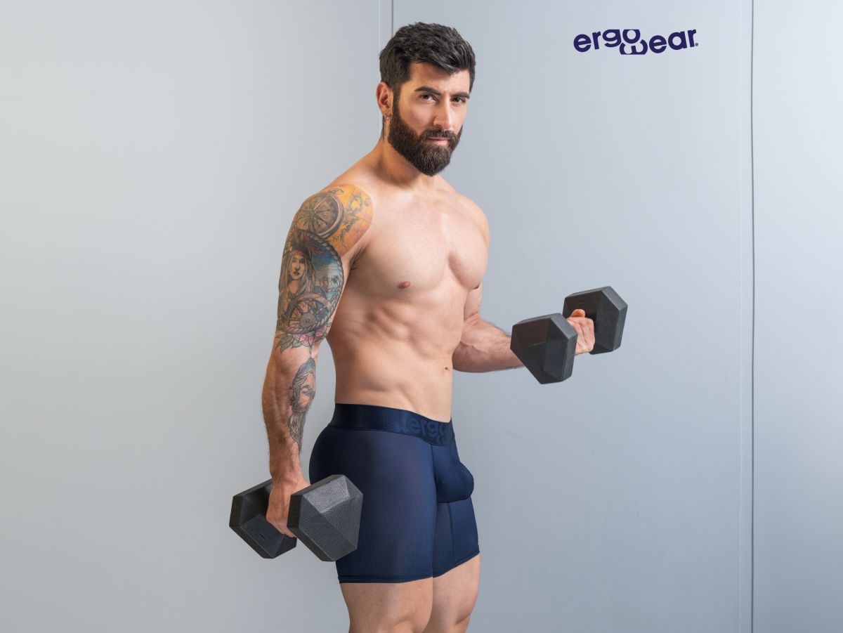 ErgoWear MAX BOLD SE Boxer Briefs - Dark Blue