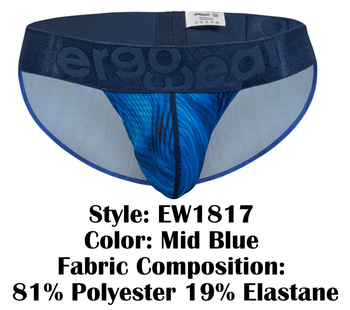 ErgoWear MAX BOLD SE Bikini - Mid Blue