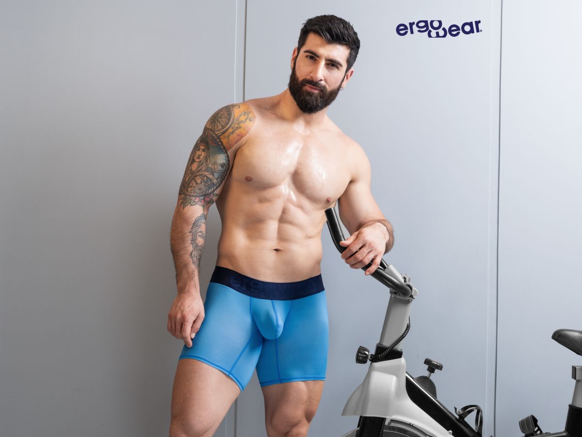 ErgoWear MAX BOLD SE Boxer Briefs - River Blue