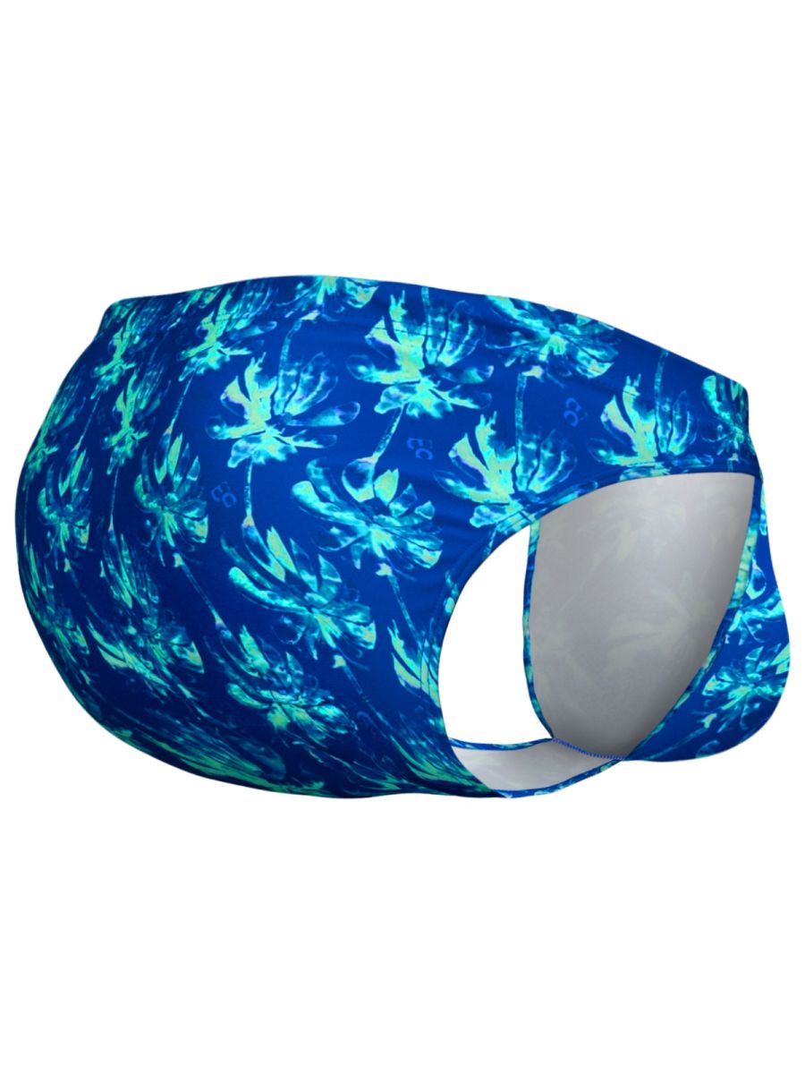 ErgoWear FEEL SW Swim Bikini - Royal Blue-Palms
