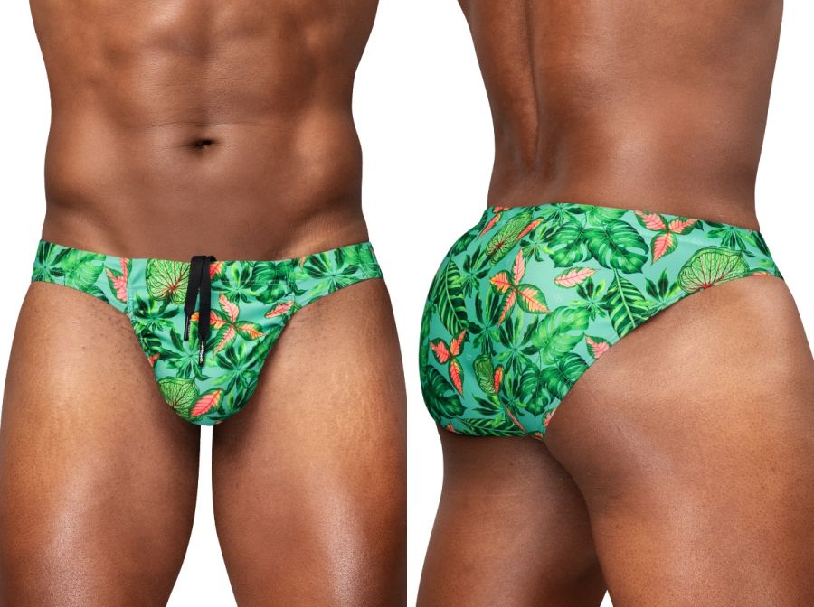 ErgoWear FEEL SW Swim Bikini - Aqua-Leaves