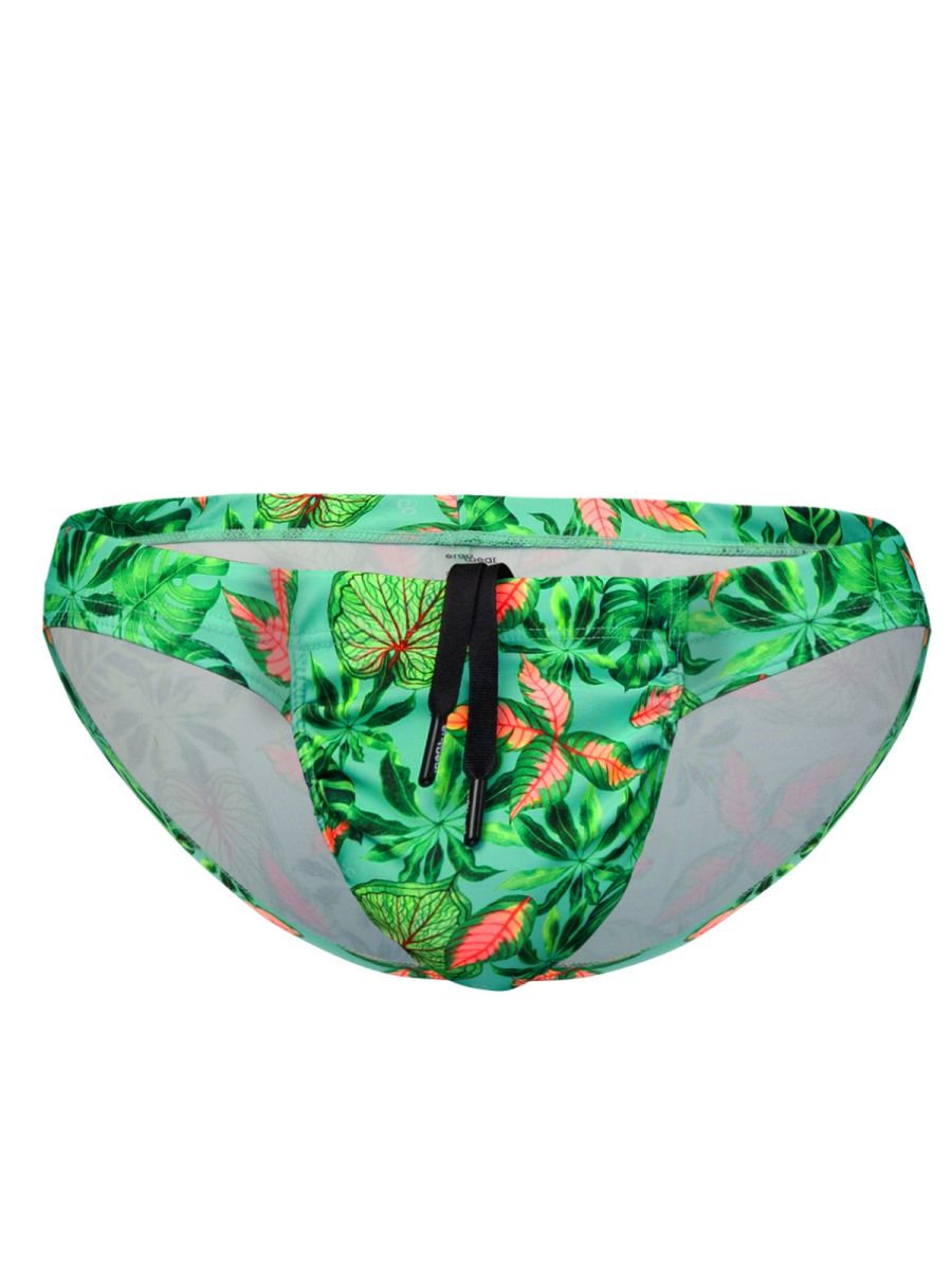 ErgoWear FEEL SW Swim Bikini - Aqua-Leaves