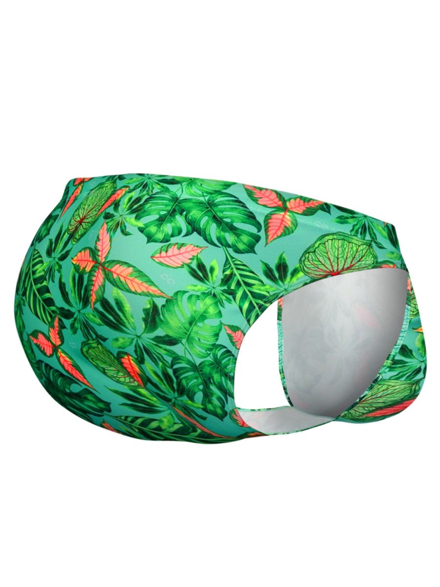 ErgoWear FEEL SW Swim Bikini - Aqua-Leaves
