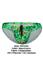 ErgoWear FEEL SW Swim Bikini - Aqua-Leaves