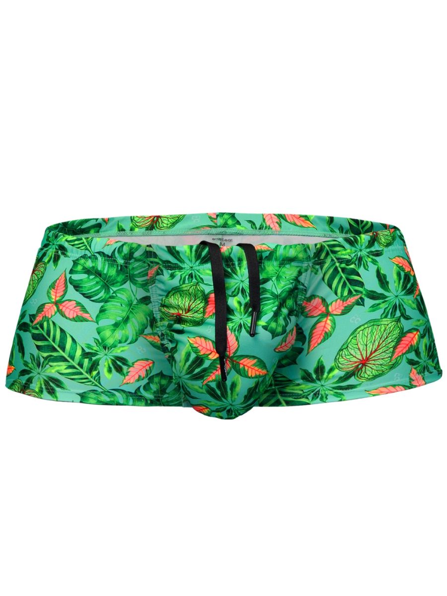 ErgoWear FEEL SW Swim Trunks - Aqua-Leaves