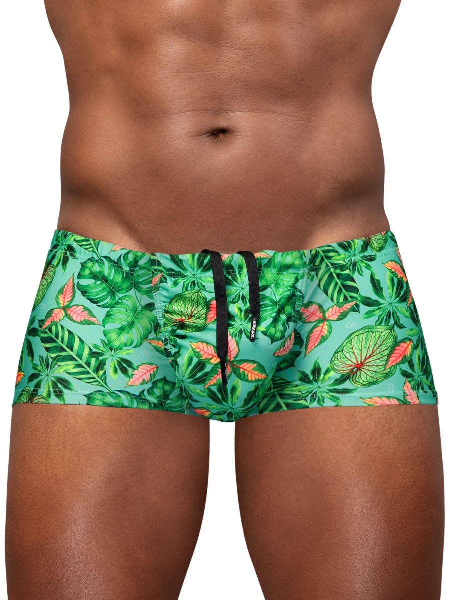 ErgoWear FEEL SW Swim Trunks - Aqua-Leaves