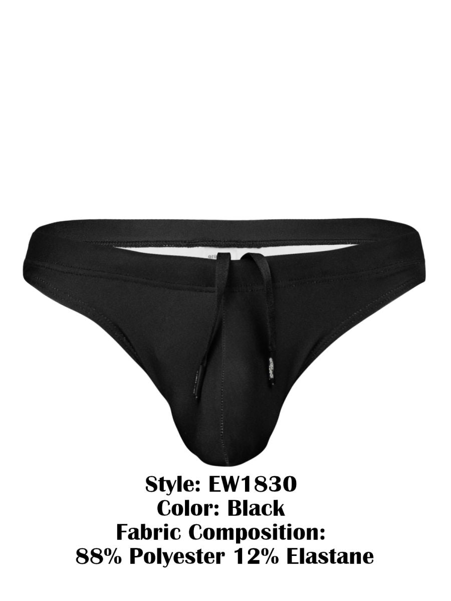 ErgoWear SW Swim Thongs - Black