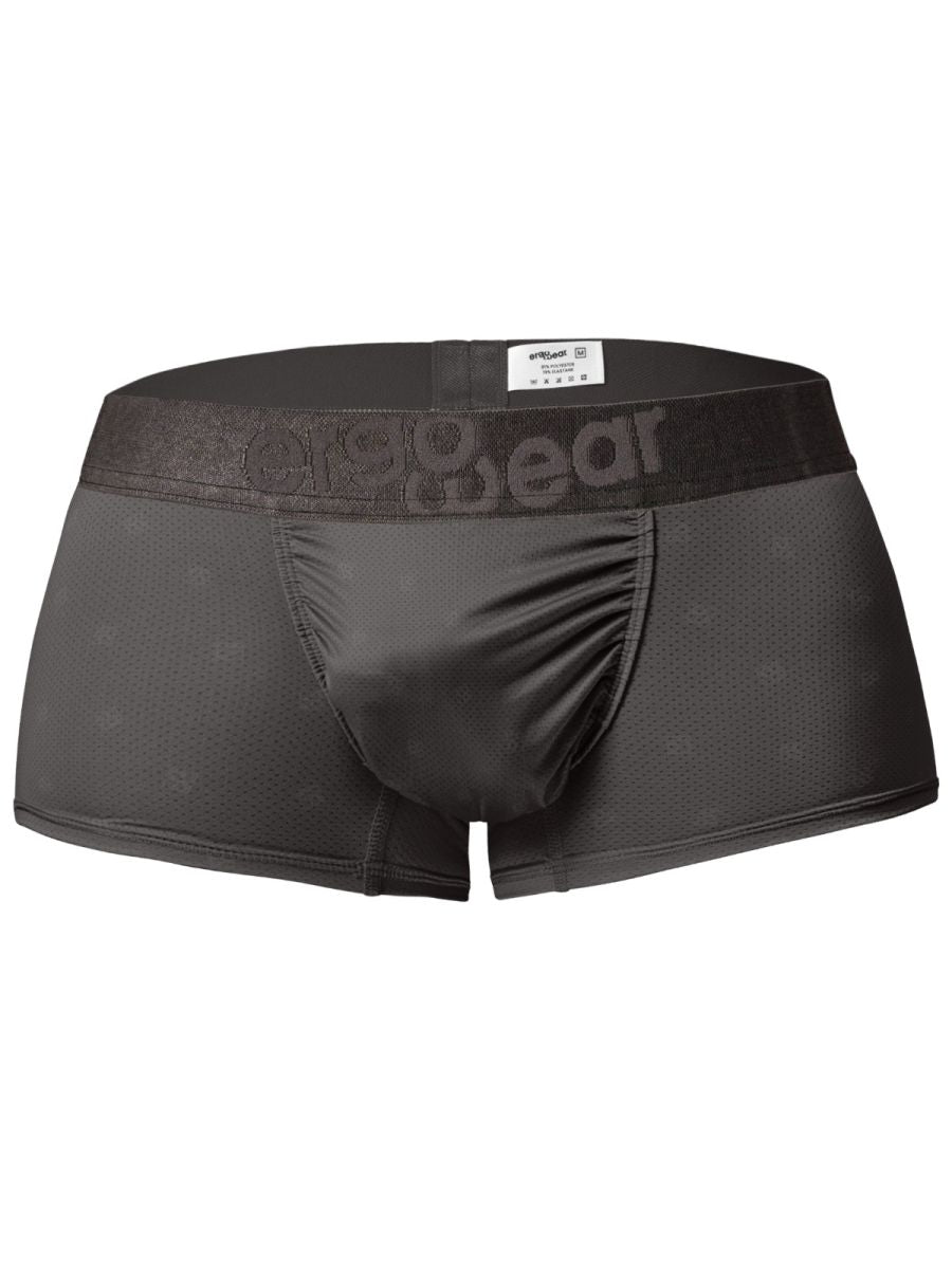 ErgoWear EW1843 Men's Underwear FEEL SE Sleek Breathable Trunks Color Dark Gray