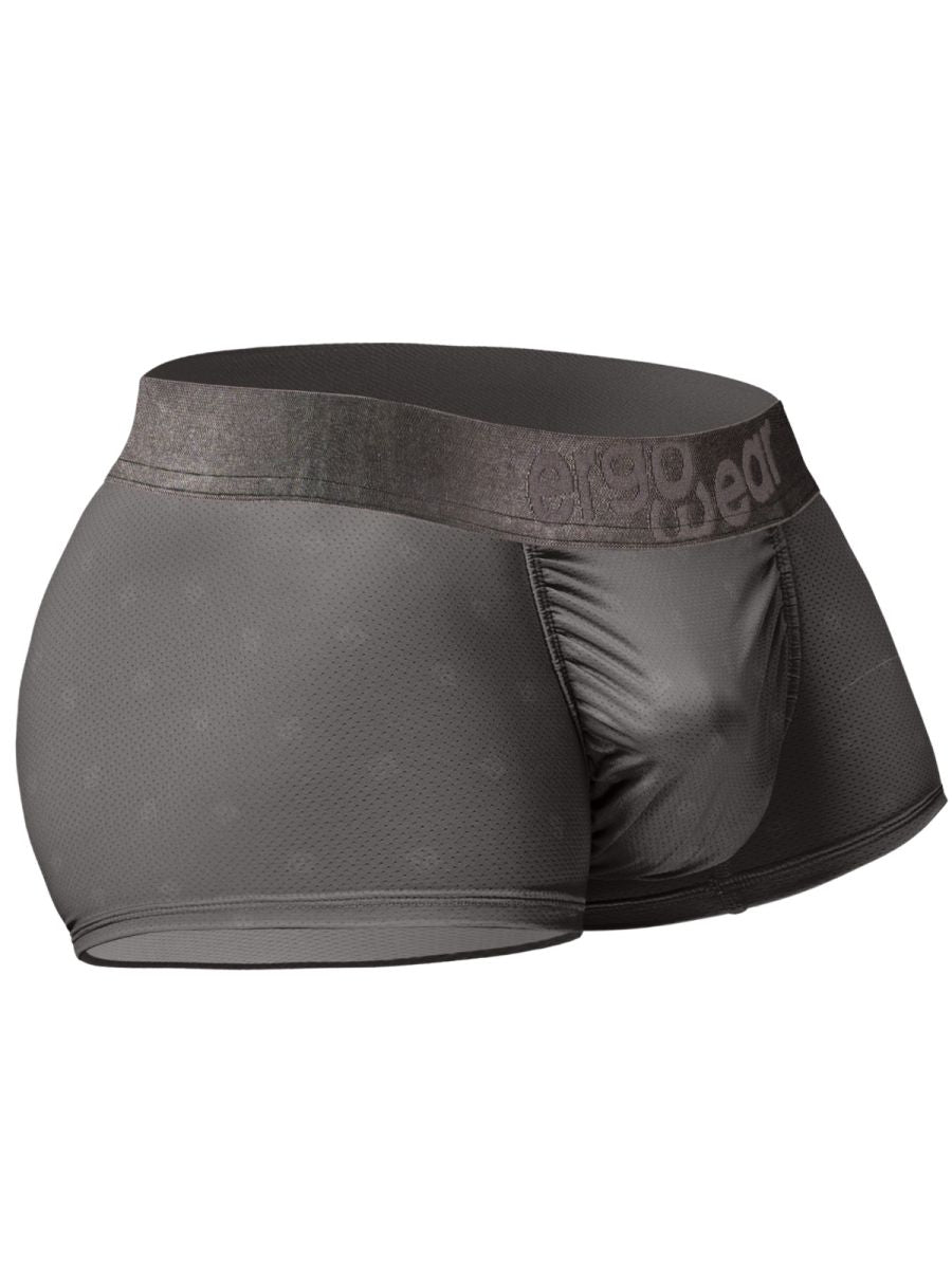 ErgoWear EW1843 Men's Underwear FEEL SE Sleek Breathable Trunks Color Dark Gray