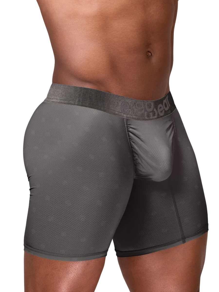 ErgoWear FEEL SE Boxer Briefs for Superior Support - Dark Gray