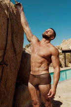 Brown Swim Sunga