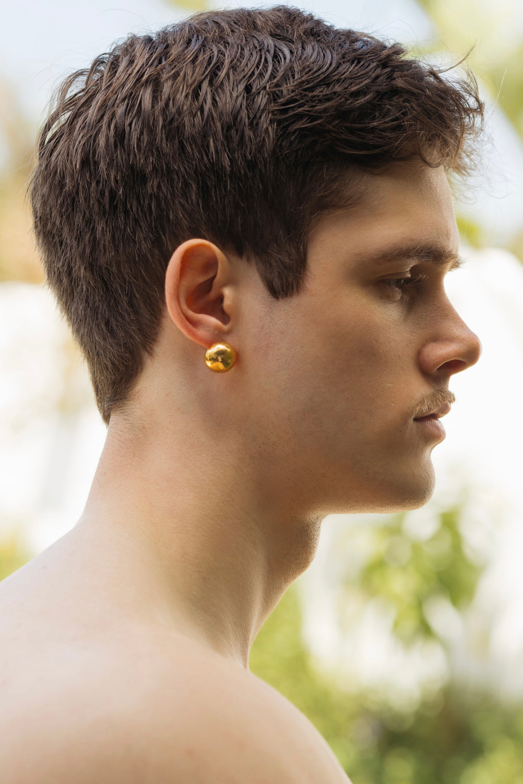 Golden Stud Earring