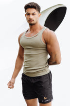Rip Ribbed Tank Top (Regular Length)