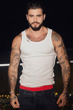 Rip Ribbed Tank Top (Regular Length)
