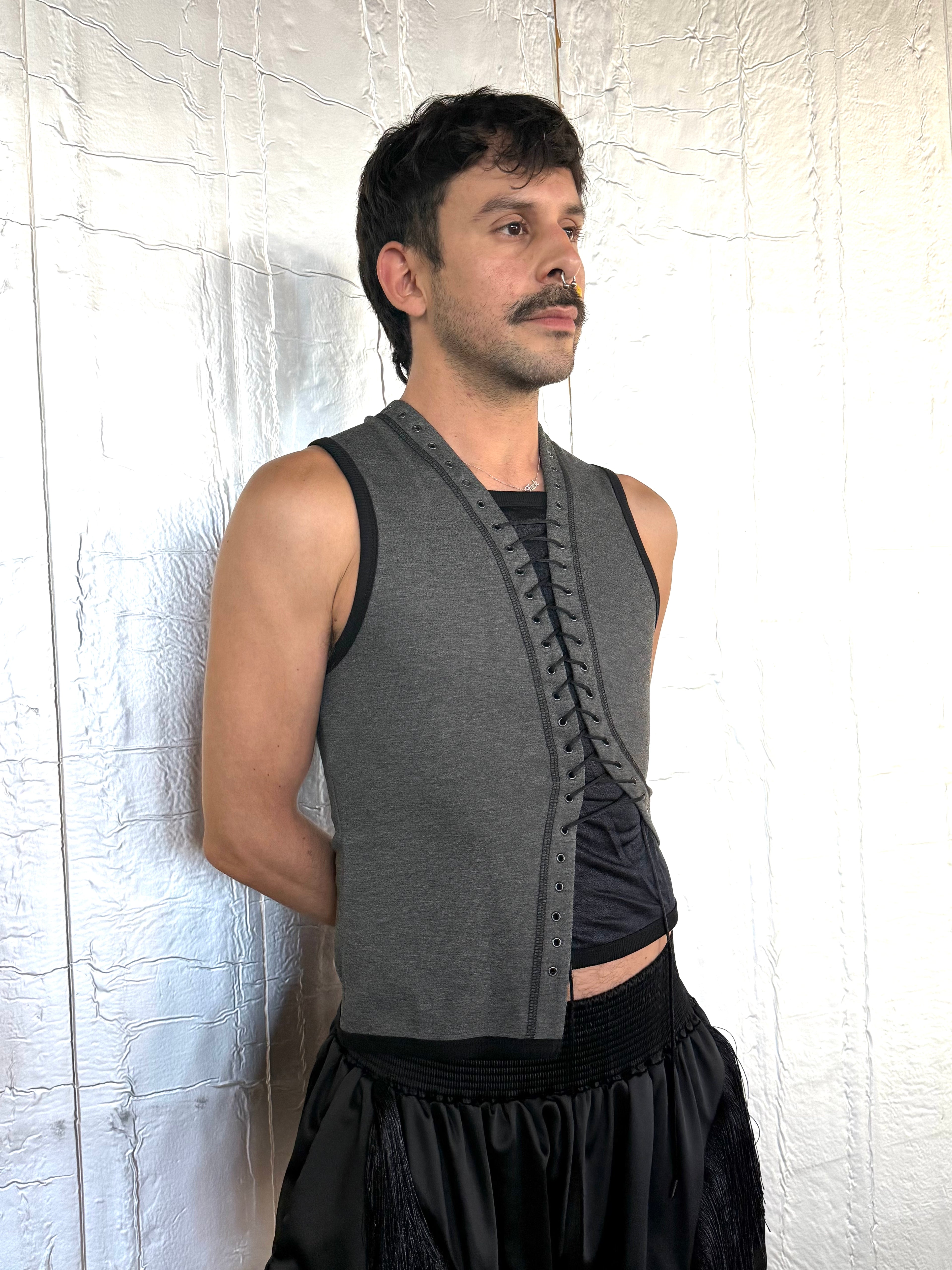 GMBH NANCY LACE TANK TOP