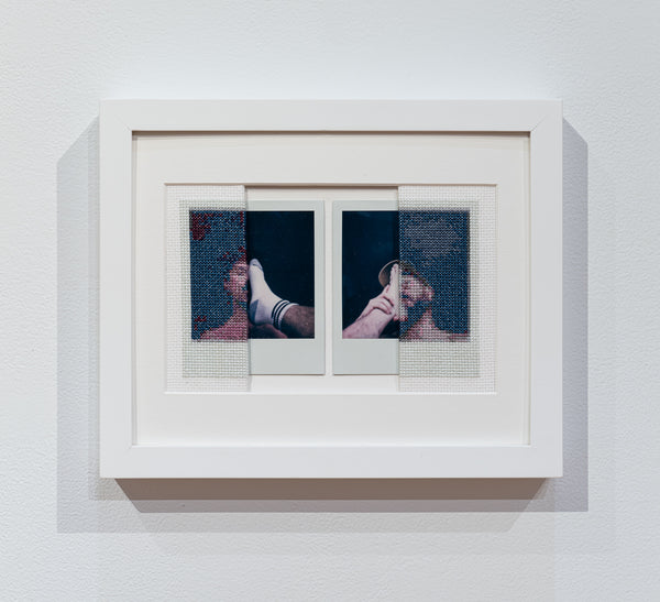 Michael Espinoza, Footjob Polaroid Diptych, 2025
