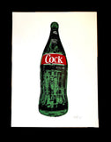 Juan Carlos Paz, Cock Bottle (Green), 2026