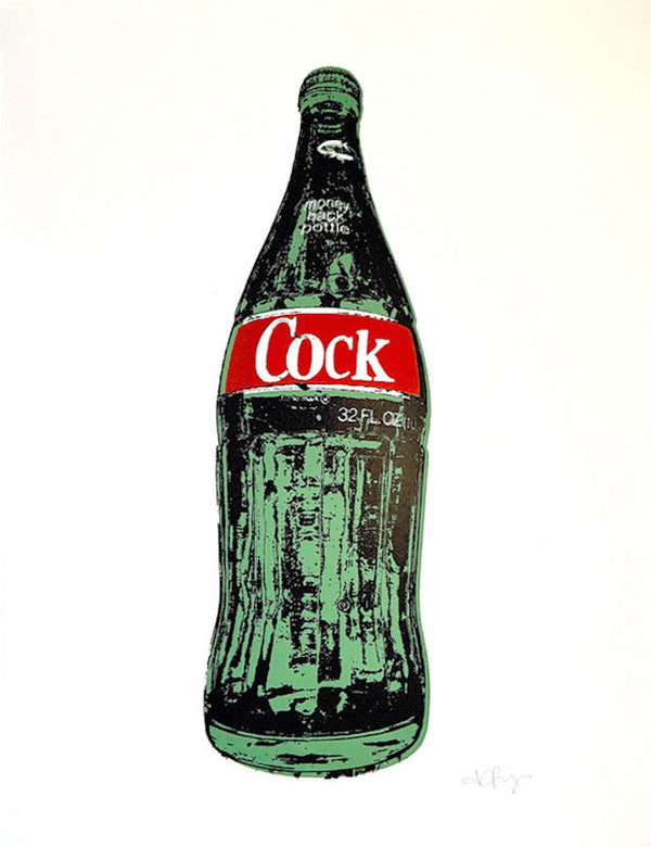 Juan Carlos Paz, Cock Bottle (Green), 2026