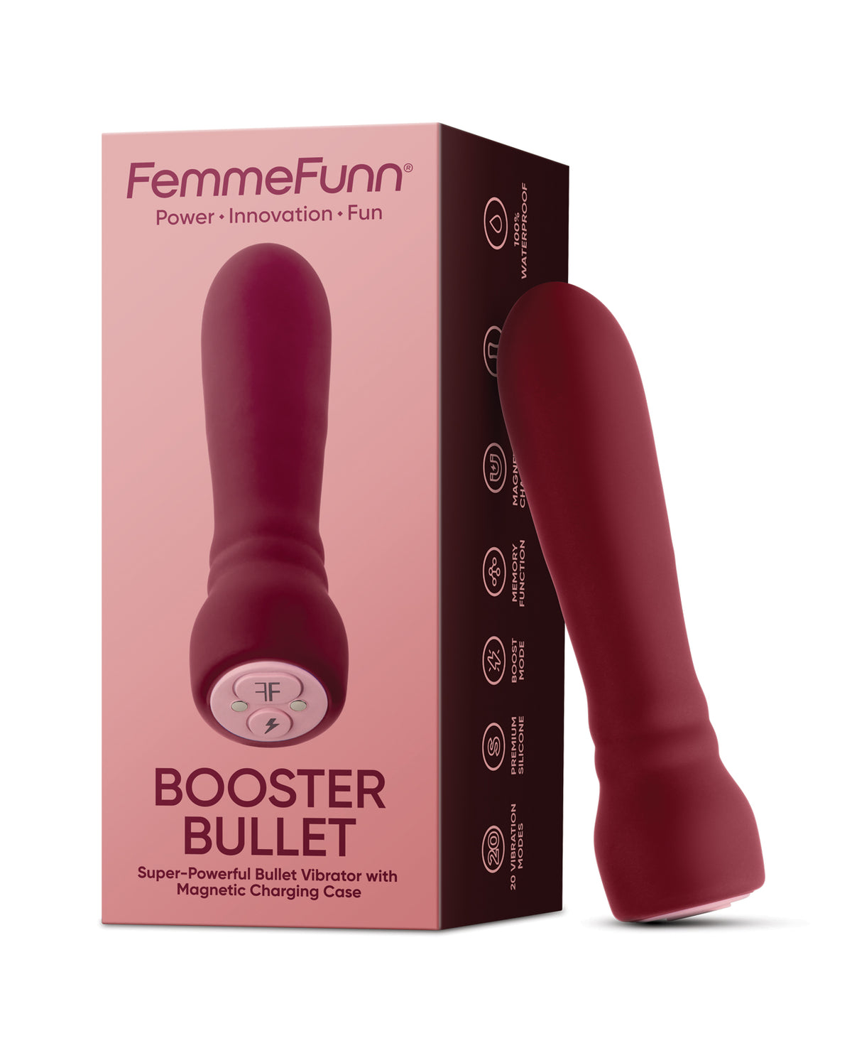 Femme Funn Booster Bullet - Maroon