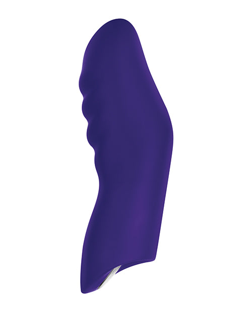 Femme Funn Dioni Wearable Finger Vibrator Small - Dark Purple
