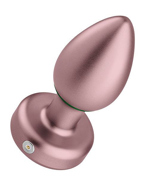 Femme Funn Bougie Vibrating Butt Plug - Rose Gold