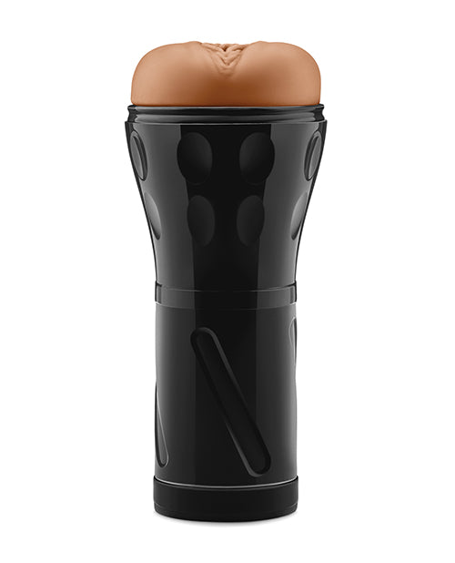 Forto Model V-20 Hard-Sided Vagina Masturbator - Tan