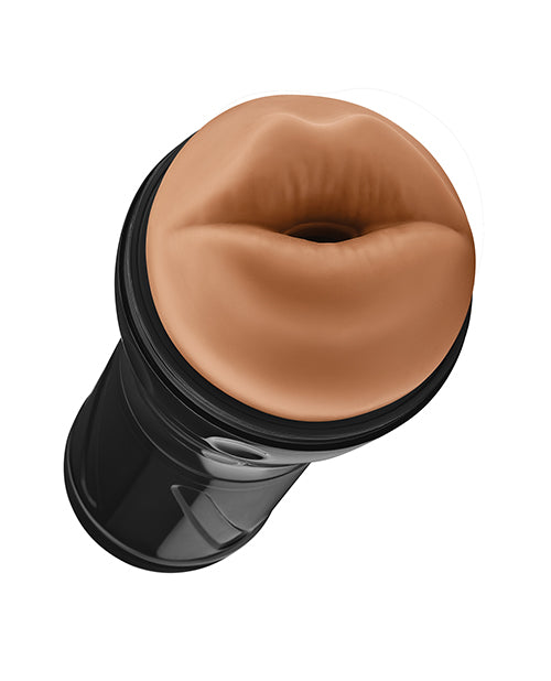Forto Model M-80 Hard-Sided Mouth Masturbator - Tan