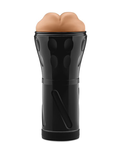 Forto Model M-80 Hard-Sided Mouth Masturbator - Tan