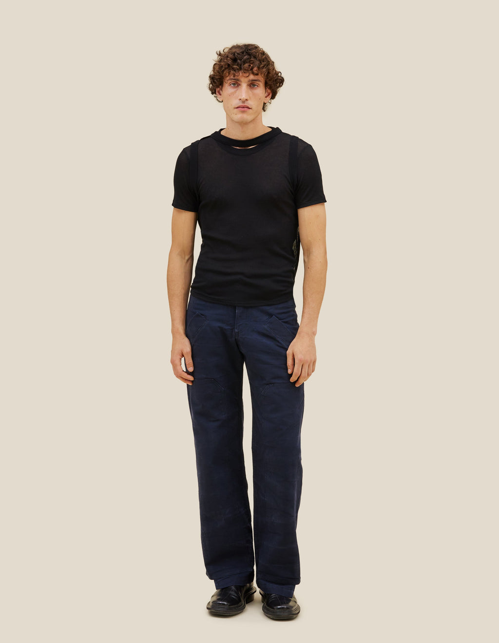 Eckhaus Latta Flip Tee - Basalt