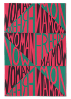 Woman Freedom Now Tea Towel by Faith Ringgold x Third Drawer Down