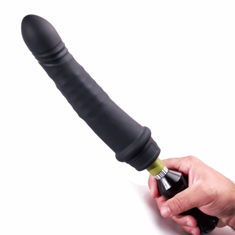 Fort Troff Robo Plunger Rotating Bead Depth Dong, Vibrating Remote Dildo