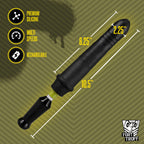 Fort Troff Robo Plunger Rotating Bead Depth Dong, Vibrating Remote Dildo