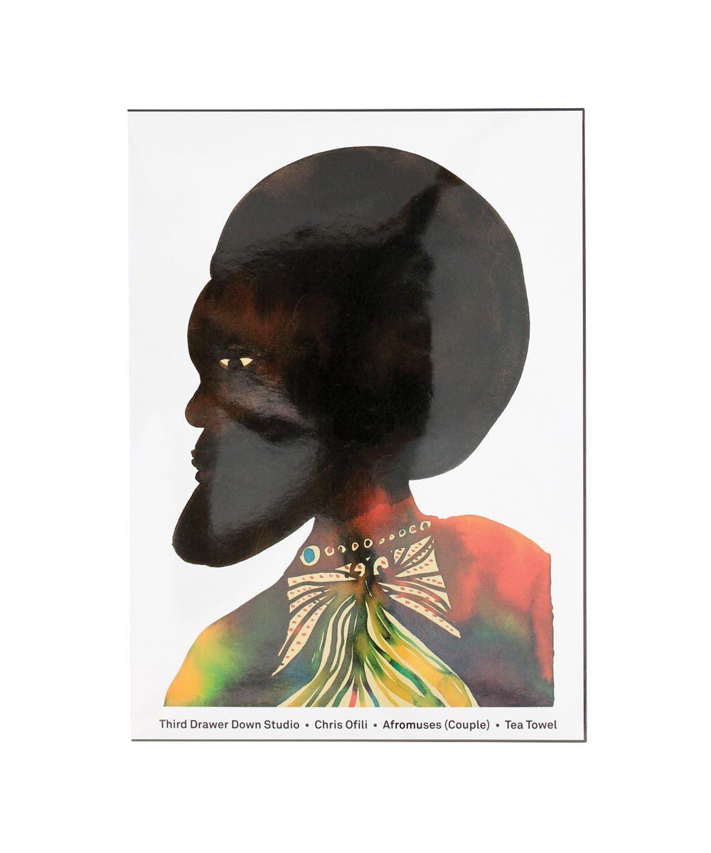 Afromuses Couple (Man) by Chris Ofili x Third Drawer Down
