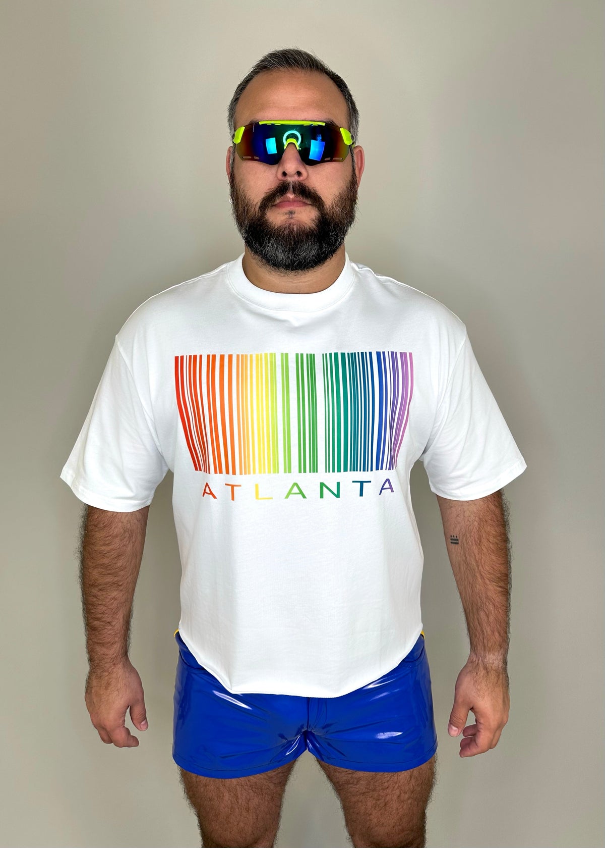 Alfons Dovana Atlanta Pride Oversized Tee White