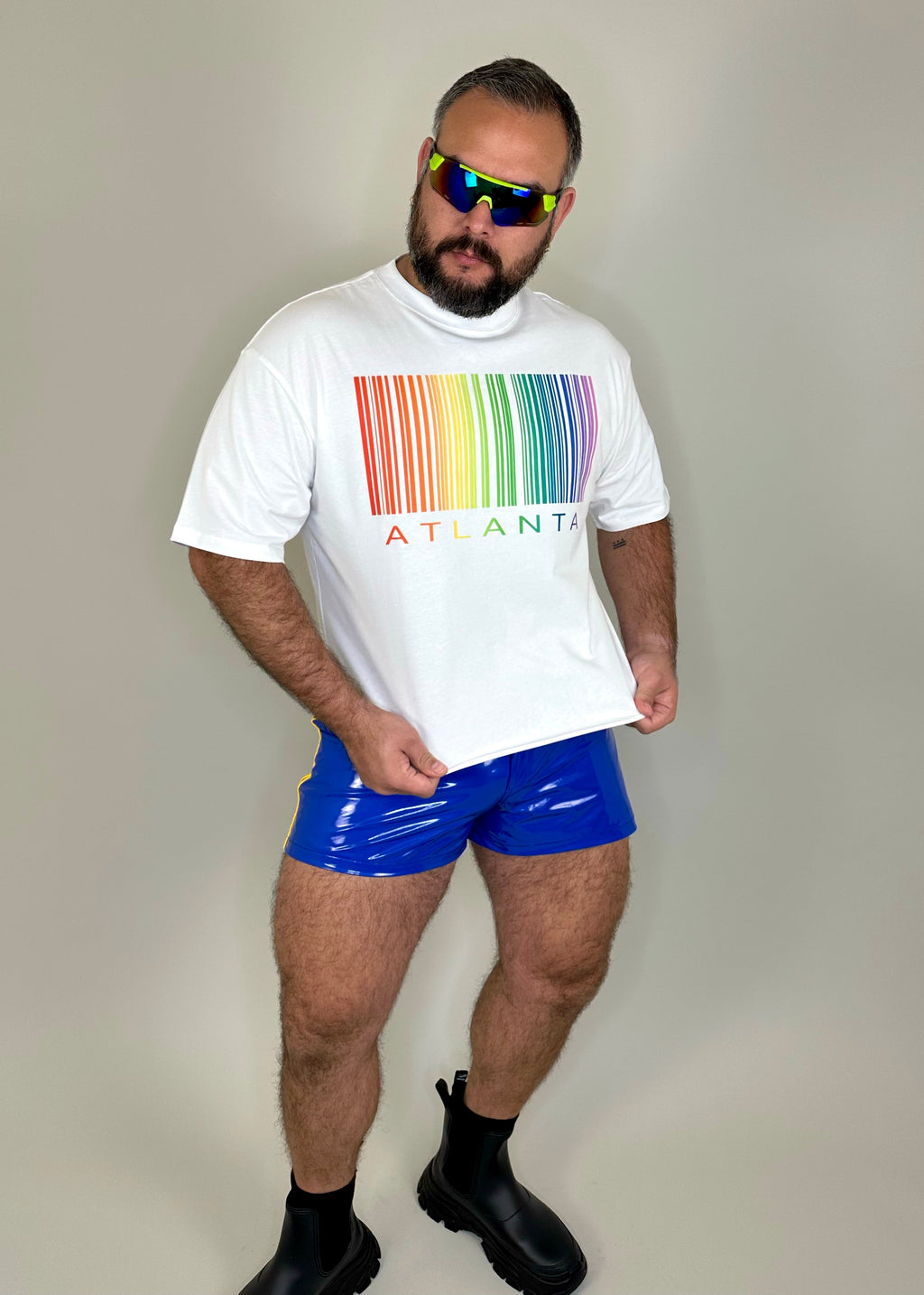 Alfons Dovana Atlanta Pride Oversized Tee White